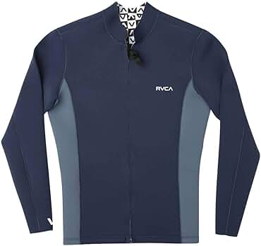 DEVI！！RVCA 2/2 BALANCECHESTZIP SS Amazon.com: RVCA Mens 2mm Back Zip Wetsuit Jacket - Balance