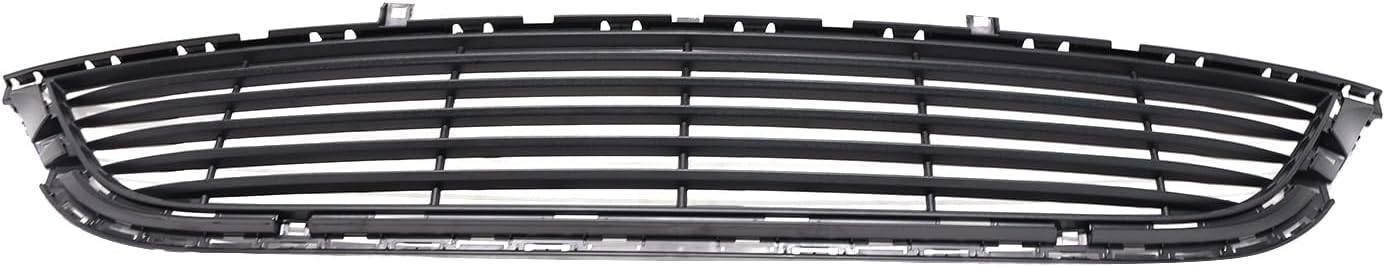 Front Lower Grille w/o Fog Lamps Compatible with 2015 2016 2017 Chrysler 200 Replacement for 68202988AC,CH1036134 - Textured Black Front Bumper Grille
