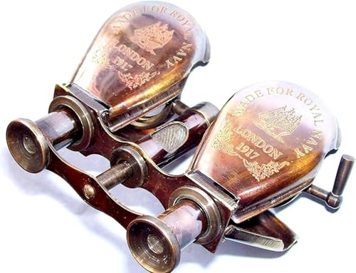 Jumelles vintage en laiton compactes pour éviter les objets encombrants - 3