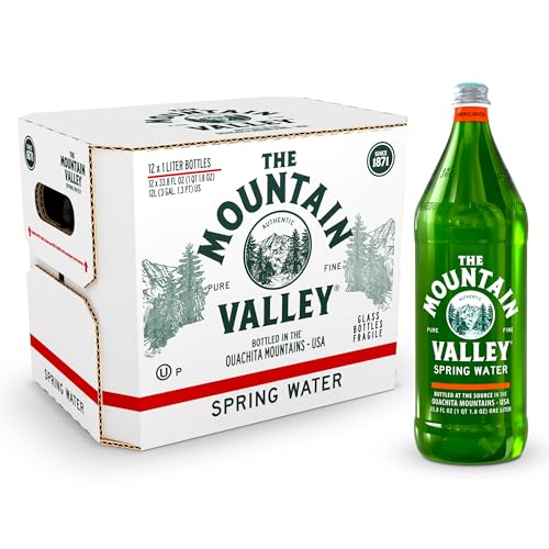 Mountain Valley 33.8 oz Glass 12 Pack