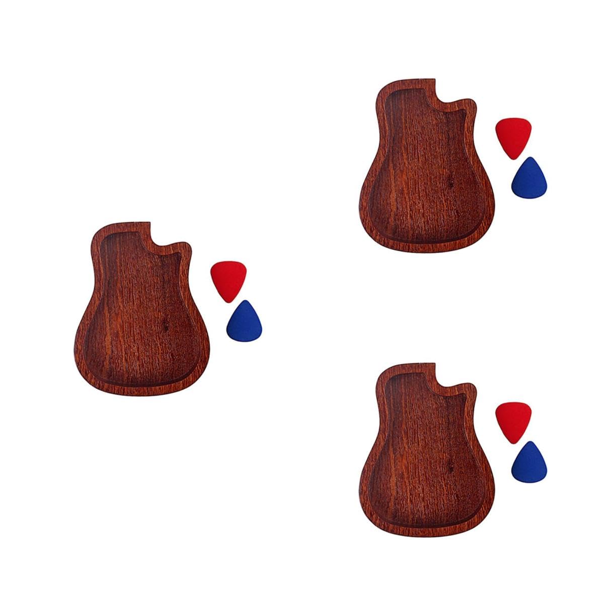 YARNOW 3 Series Estuche para Púas De Guitarra Acústica Púas Geniales para Guitarra Estuche para Púas De Guitarra Bandeja para Púas De Guitarra Púas De 2 Piezas x 3 Color Aleatorio