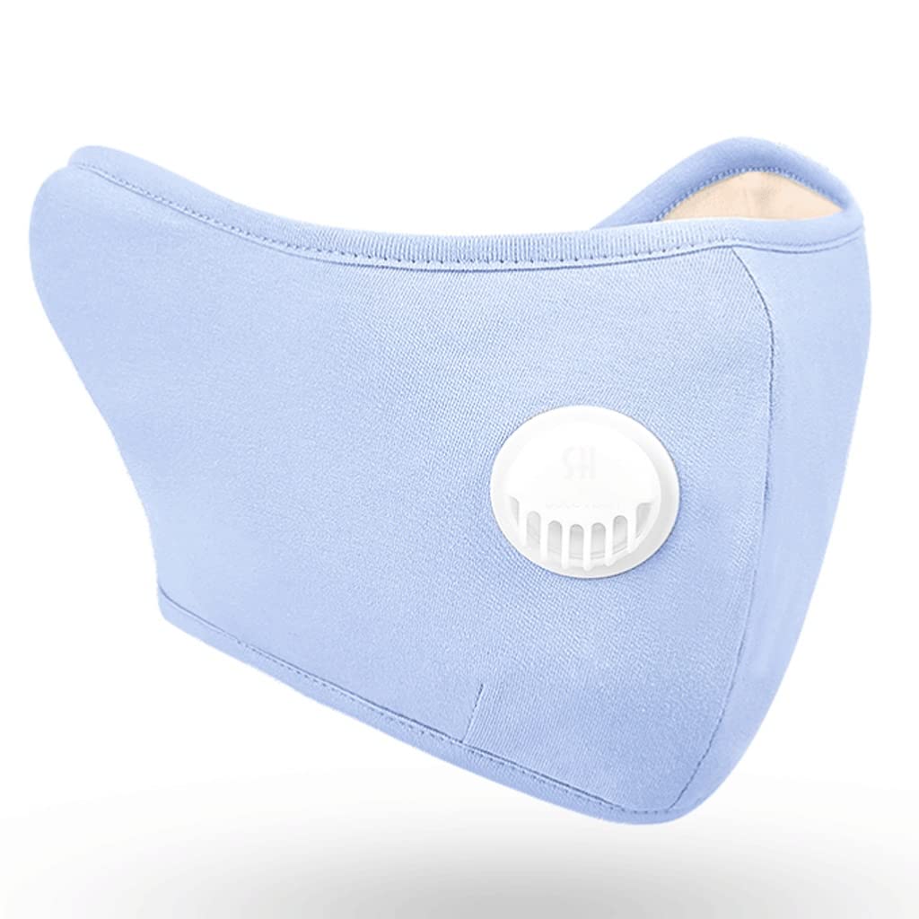 Winter Two-in-one Ear Muffs, Warm Earmuffs with Exhalation Valve, Outdoor Ear Covers for Running Cycling, Unisex Ear Muffs (Color : Blue)
