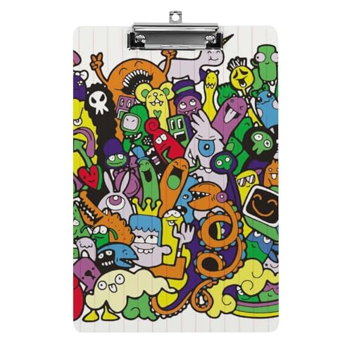 Porte-bloc A4 format bureau planchette à pince colorée pour l'organisation des cours