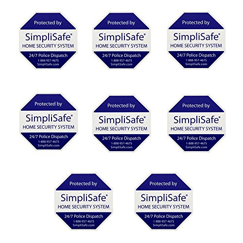 Simplisafe 8 Home Security Decals Stickers