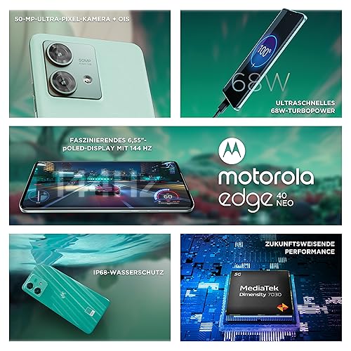 Smartphone Motorola Edge40 Neo 655 FHD+ 50 MP 12 5000 mAh - vue 4