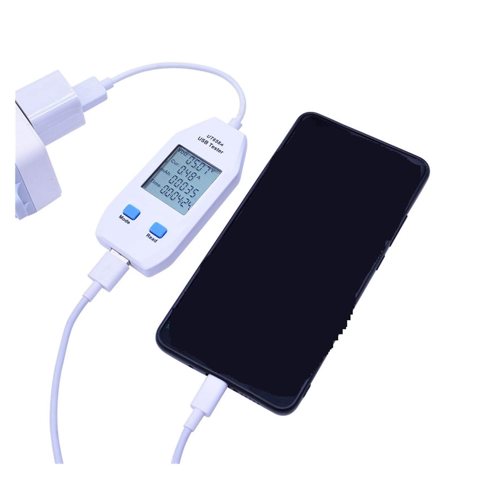 UT658 Tester USB Doppia Interfaccia: Controlla Tensione, Corrente E Capacità Per Caricabatterie E Power Bank - Foto 4