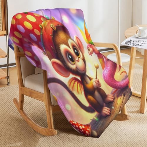 Manta de forro polar suave 140x180 cm para sofá y salón en color gris 5