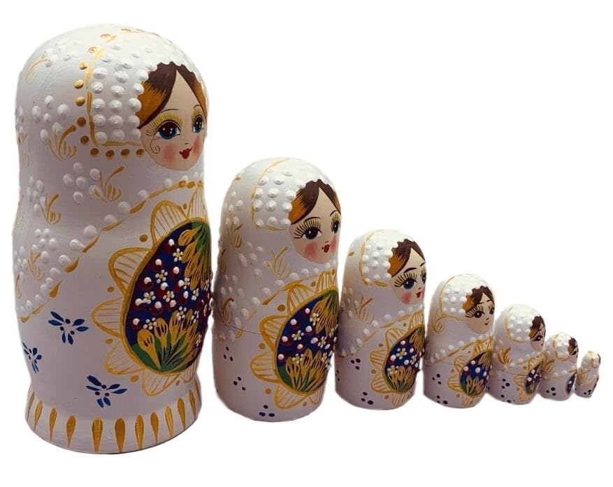 Rosyjska Matrioszka Lalka Rosyjski Matryoshka Lalki Zabawki Edukacyjne Ręcznie Malowane W Rosji-Drewniany Prezent Dekoracji Matrioszka Rosyjska