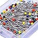 250 Pieces Sewing Pins Ball Glass Head Pins Straight Quilting Pins Boxed for Dressmaker (Multicolor)