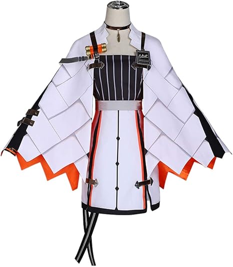 Amazon Monenjoycos アークナイツ Arknights イフリータ 角付き 戦闘服 制服 コスプレ衣装 コスプレ ワンピース ドレス Cosplay コスチューム コスプレ 仮装 通販