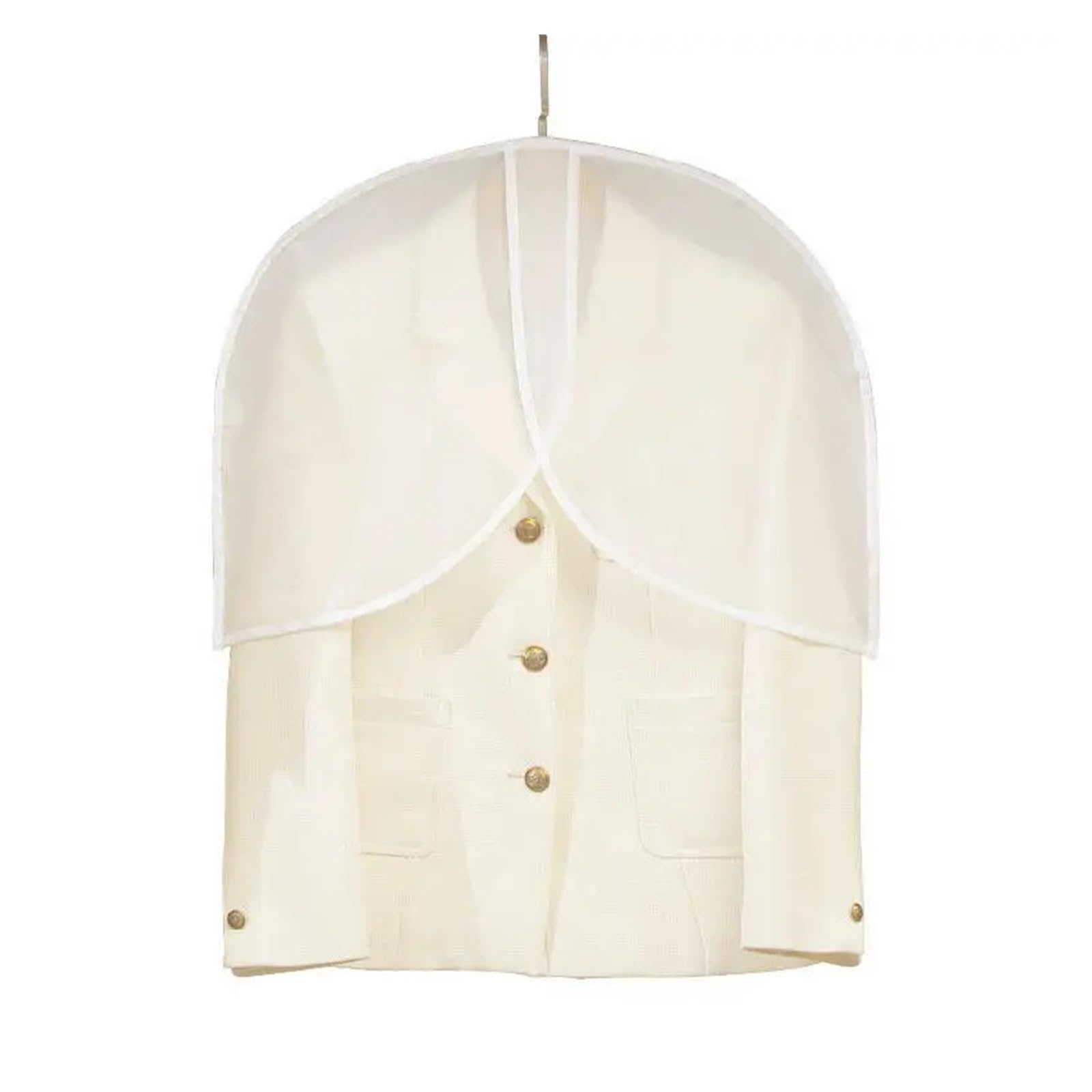 Clothes Covers 2/3Pcs Garment Covers Translucent Breathable Suit Dust For Clothes Coats Jackets Wardrobe Storage for Clothes(Color2,3Pcs)