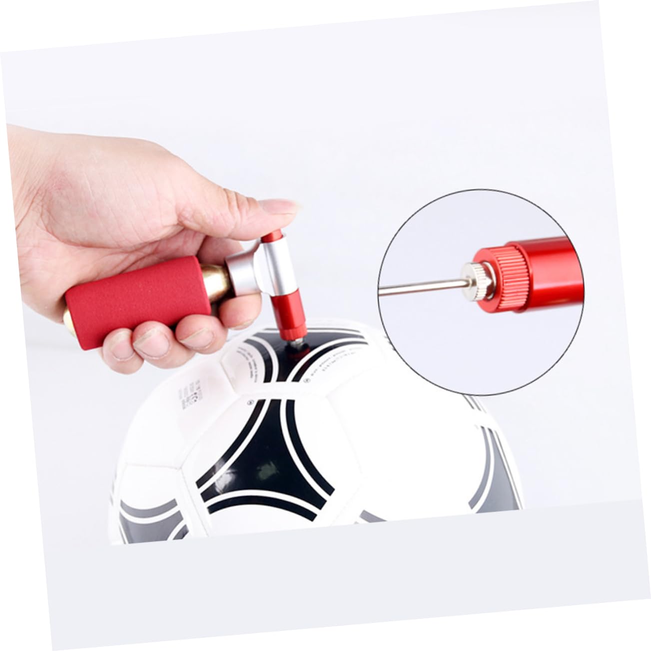 POPETPOP 2pcs Tire Pump for Bicycles and Motorbikes Durable Inflator with Compact Air Inflator for Basketballs and