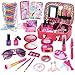 Fegalop Trucchi Bambina Set di Giocattoli per Il Trucco Make-up Finti Set con Borsetta, telefono giocattolo, Collana Bambina, Mermaid Gioielleria Set Regali di Compleanno di Natale per bambini 3 Anni