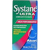 Systane Ultra Eye Drops Lubricant High Performance, 0.33 FL OZ., 10mL- 3pk