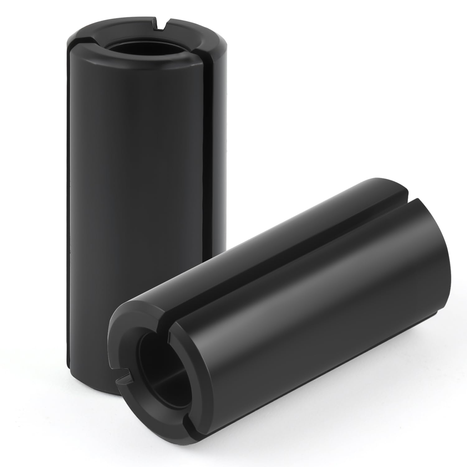 Newdeli 2Pcs Router Collet Reduction Sleeve - 1/2" to 1/4" A3 Carbon Steel Router Accessories, Fits Handheld/Tabletop Routers | Router Parts &amp; Accessories for Woodworking Carving Milling