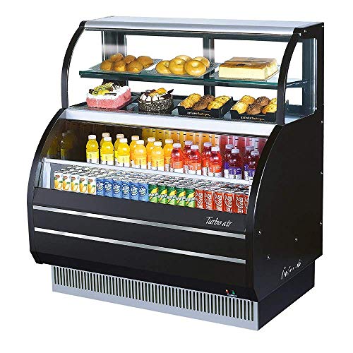 Turbo Air Open Display Cold Food & Beverage Grab & Go Merchandiser Combination Case for Convenience Stores and Super Markets