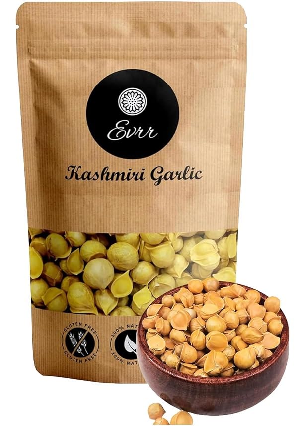 Kashmiri Garlic (Lehsun) 200 grams, A Taste Of Himalayan Tradition, Premium Himalayan Single Clove Garlic For Strong Immunity & Diabetes