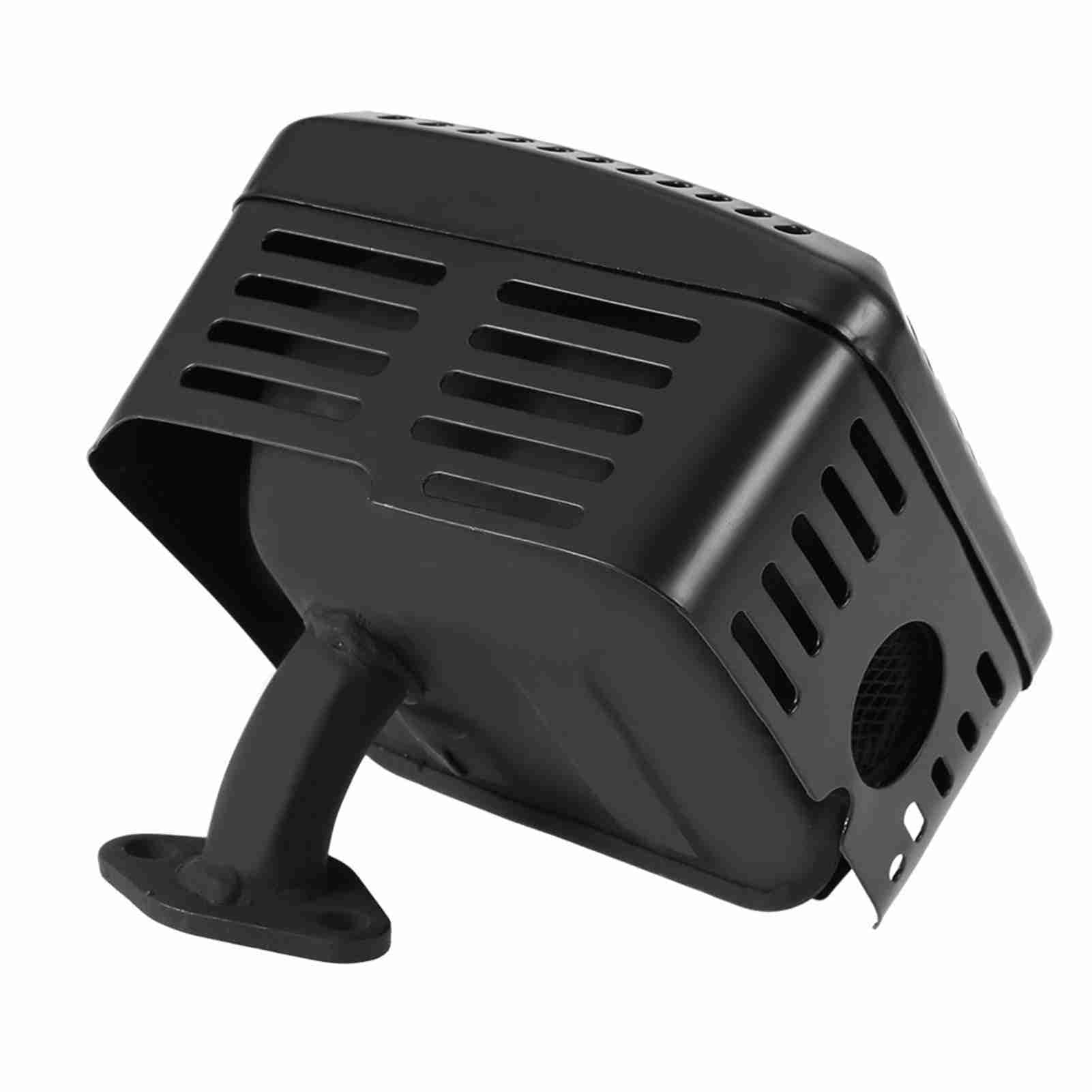 Asixx Silenciador de Escape, Sistema de silenciador de Escape con Protector térmico para Honda GX120 GX160 GX200 5.5 HP 6.5 HP cortacésped, Parte