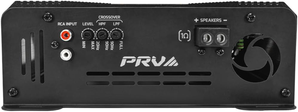 PRV Audio QS2000 1 Ohm 2000 Watt Amp Car Audio Amplifier Full Range HD Sound Monoblock 2K Car Amp with Built-in HPF and LPF Controls for PRO Audio Systems - Image 5