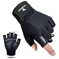 ATERCEL Weight Lifting Gloves, Gym Gloves for Crossfit, Workout, Exercise Cycling, Training, Breathable and Snug fit, for Men and Women