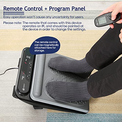 Kanff Vibration Foot & Calf Massager Machine with 30 Speed for Blood Circulation and Stress Relief, Eases Plantar Fasciitis, Neuropathy - Image 7