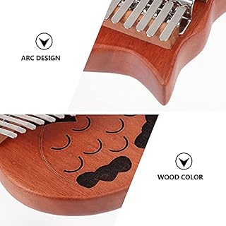 BIENKA 17 Touches Pouce Piano Hibou Forme Acajou Kalimba Mbira Doigt Piano Kalimba avec Sac De Rangement Marteau for… - Les Beatles, Paul McCartney, John Lennon, RIngo Starr, George Harrison BIENKA 17 Touches Pouce Piano Hibou Forme Acajou Kalimba Mbira Doigt Piano Kalimba avec Sac De Rangement Marteau for… – Image 7