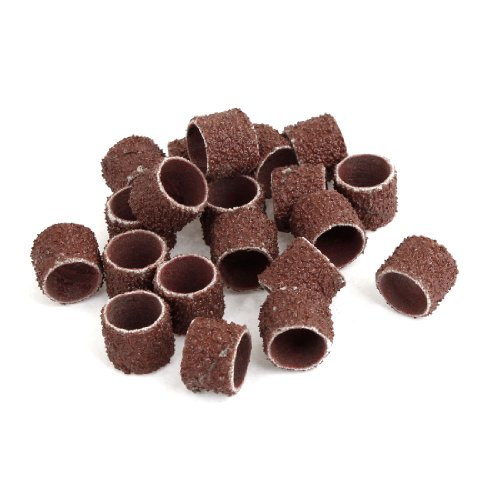 Aexit 20 Pcs Abrasives Cylindrical Grinding Polisher Norton Sanding Drum Abrasive Sleeves Model:51as366qo61