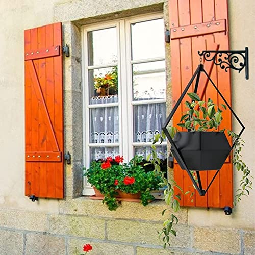 Image of Metal Wall Hook Hanging Plant Bracket | Decorative Straight Plant Hanger for Pots, Bird Feeders, Planters, Lanterns, Cotton, Wind Chimes Indoor |Outdoor (Pack of 1)