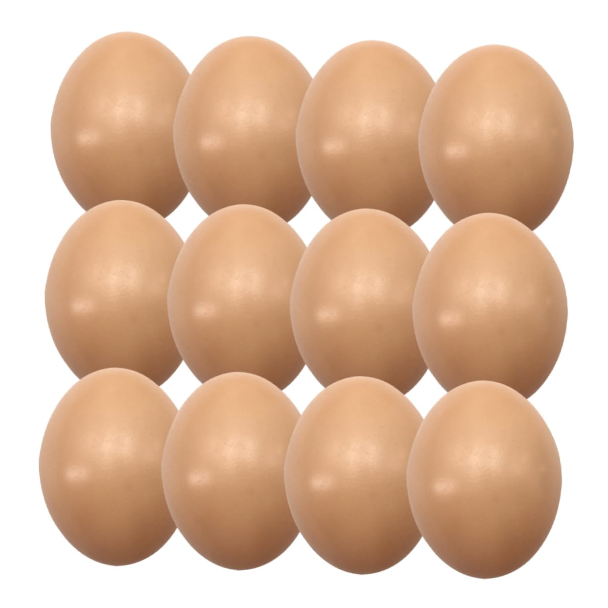 GRIRIW 12pcs Blank Fake Eggs for Easter Crafts Paintable Decoration for Easter Party Versatile Home Decor for Boys and Girls and Adults