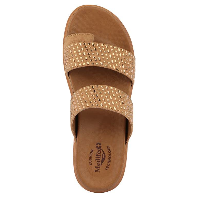 Image of Medifeet Women's On-Trend Double Strap Sandals