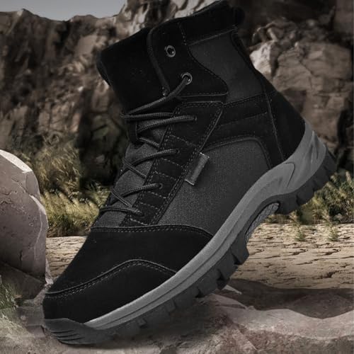 Men's Hiking Boots 6 Inches Tactical Work Boot Comfortable Combat Work Boots Outdoors Desert Boots2