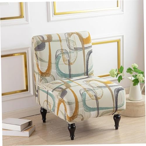 Funda para Silla sin Brazos y fundas de sofá pequeñas de tela lavable 5