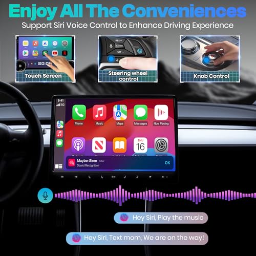 Image of MEGAAUDIO ANDROX MP08 Car Smart AI Box | Converts Wired to Wireless Apple CarPlay & Android Auto | 4K HDMI Output | Dual Bluetooth | Plug & Play Adapter for Cars with Factory Wired CarPlay