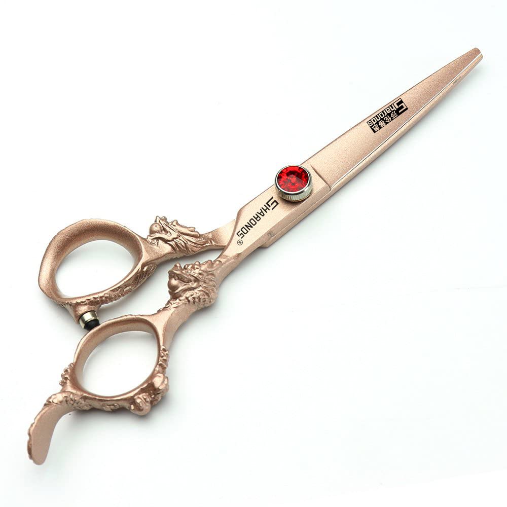 Superscharfe Friseurschere 6 Zoll, stabiles Handgefühl (GE-6C-MGJSL-tz) (6-Zoll-3 Stück)
