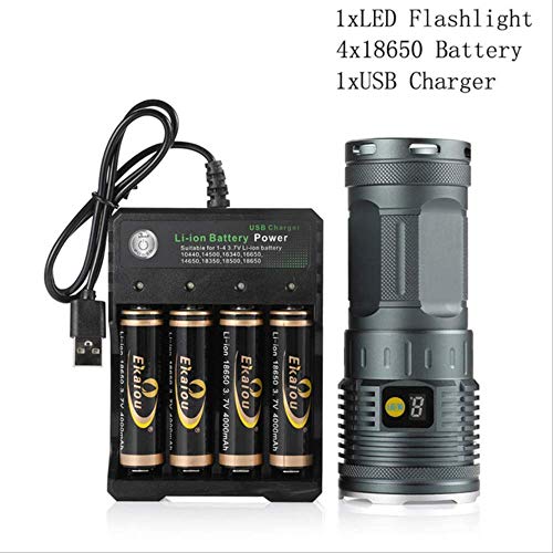 RUOXI Lampe de poche 20000 Lumens Led Lampe De Poche 8X Xm-L L2.2 Super Bright Led Camping Torche Étanche Torche   P3