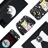 BelugaDesign Moon Switch Skin | Cute Pastel Sticker Wrap Vinyl Decal | Magic Girls Bow Anime Kawaii...