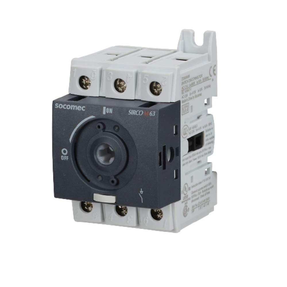 SOCOMEC Interrupteur de déconnexion UL508 63 A