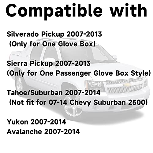 Dimeani Dashboard Cover fit for Chevrolet Silverado 2007 2008 2009 2010 2011 2012 2013 2014, Dash Cover fit for Chevy Tahoe Suburban Avalanche 2014, Dashboard Mat fit for GMC Yukon Sierra - Thumbnail 2