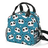 Kids Lunch Bag, Insulated Leakproof Lunch Box Containers Resuable Cooler Lunch Tote Bag with Detacha