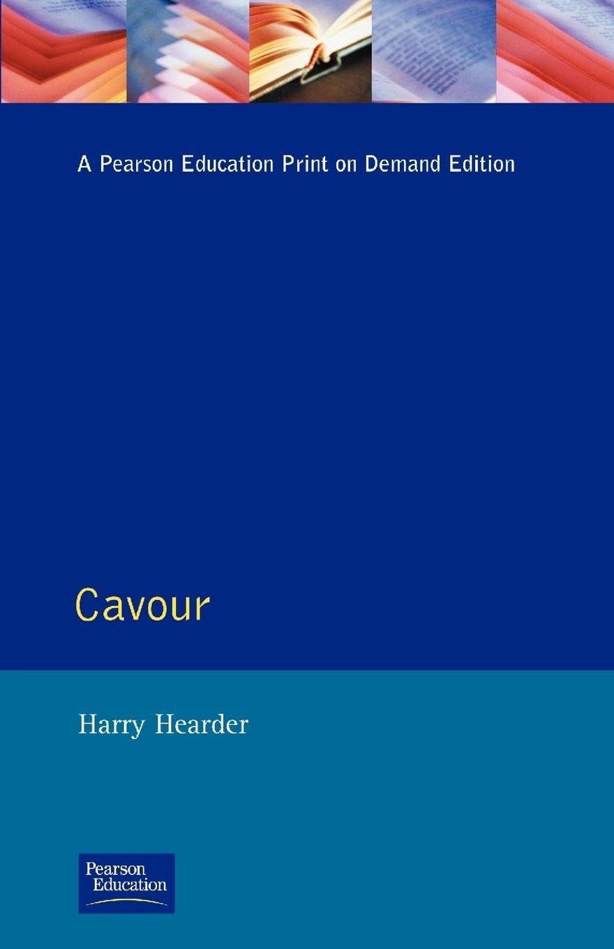 Cavour by H. Hearder PAPERBACK 9780582019034