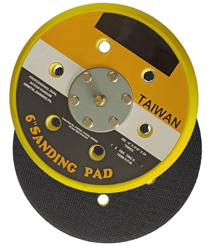 Image of Inditrust 6 Inch Dual Action Random Orbital Sanding Pad 12000RPM Sander Polishing Pad New Glass Polisher