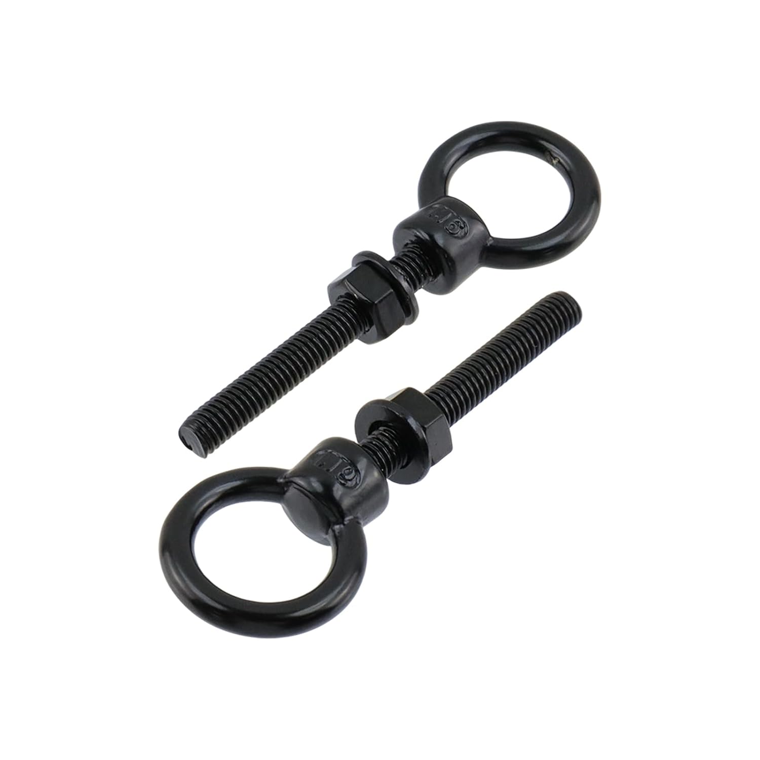 Semetall Lifting Shoulder Eye Bolts Black 304 Stainless Steel (M6,4 Pack)