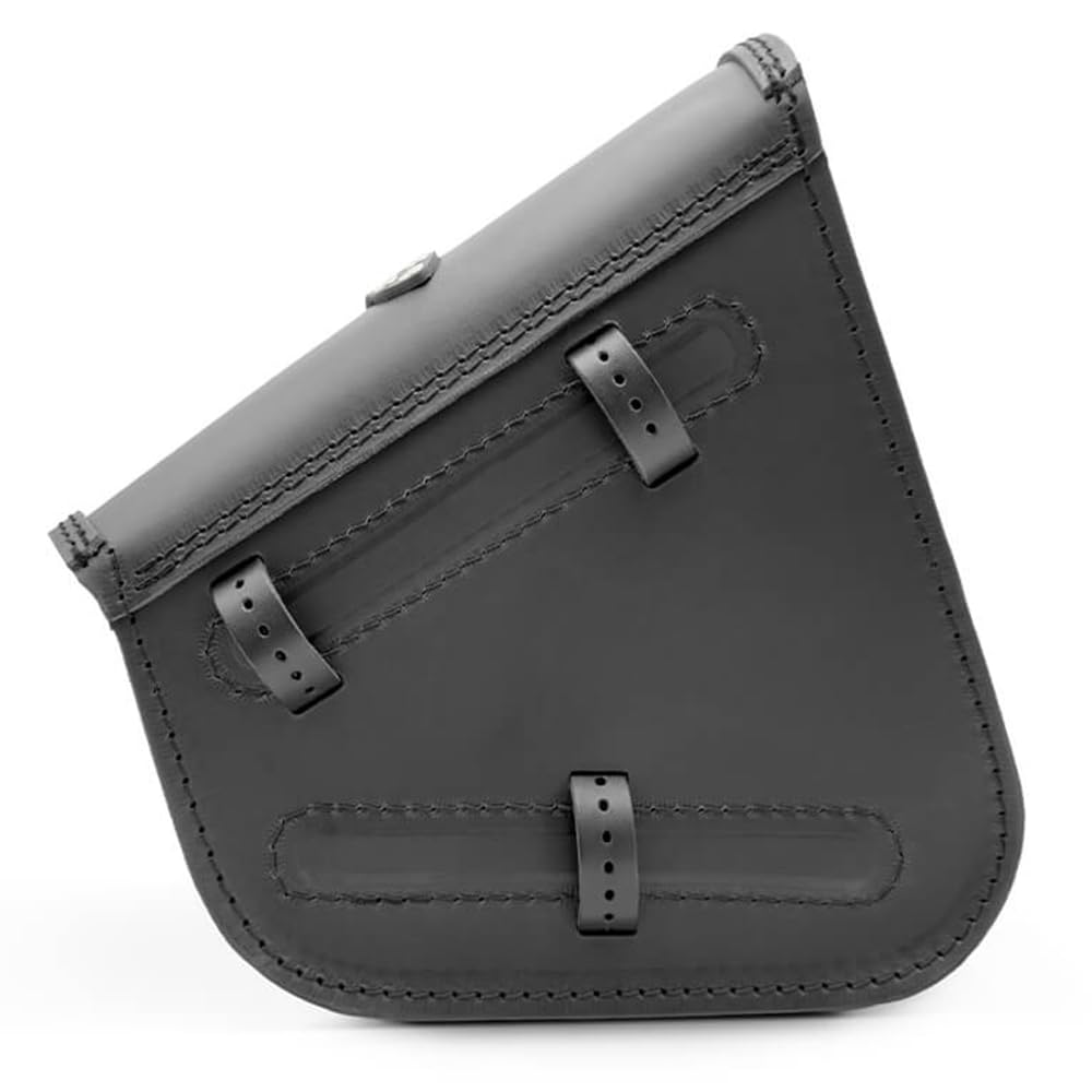 ends cuoio Borsa Laterale Moto in Vero Cuoio, Borsa Laterale Forcella Moto compatibile con Modelli Harley Davidson Softail, Apertura Rapida Magnetica - 100% Made in Italy