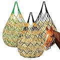 YedsIntu 3 Pcs Hay Bags for Horses, Hay Nets for Horses Goat Sheep,Goat Hay Feeder for Slower Feeding,Strong Load-Bearing Hay Bag Hanging for Horse Stable Trailer