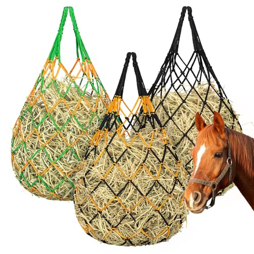 3 Pcs Slow Feeding Hay Bags
