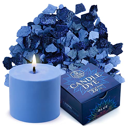 Image of Candle Shop - Blue Color 2 oz - Dye Chips for Making Candles - Candle Wax Dye - A Great Choice of Colors