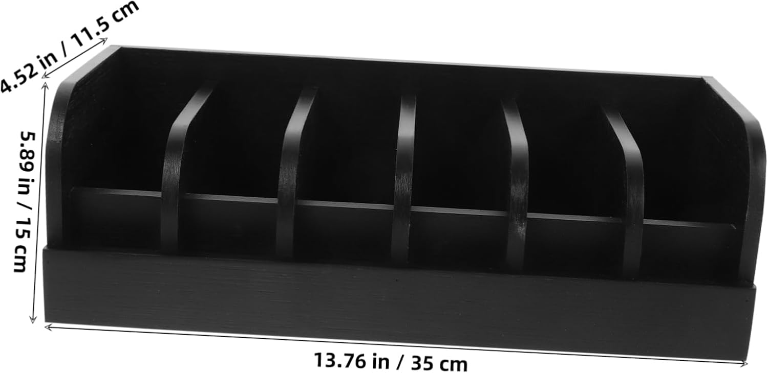 DECHOUS Belt Display Organizer Compartments Stylish Storage Box for Belts for Closet and Display and Safe Design for Men and Women