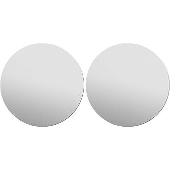 Stainless Steel Disc 150 mm x 1.5 mm AISI 304 Rustproof Metal Plate Stainless Steel Disc Round Stainless Steel Plates for Model Making Jewellery Making DIY Crafts Pack of 2
