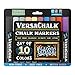 Produktbild Schreibtafel Kreidemarker von VersaChalk - Klassische Farben (10er-Pack) | Staubfrei, auf Wasserbasis, ungiftig | Feucht abwischbare Kreidemarker-Stifte