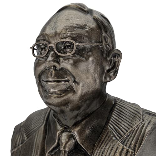 Busto de Charlie Munger Escultura miniatura 2